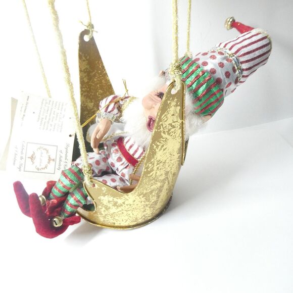 Mark Roberts World’s Fair Balloon Elves A4 2011 Elf Hot Air Balloon - Picture 8 of 11